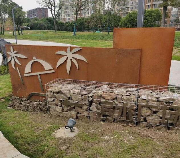 徽州锈钢板挡土墙